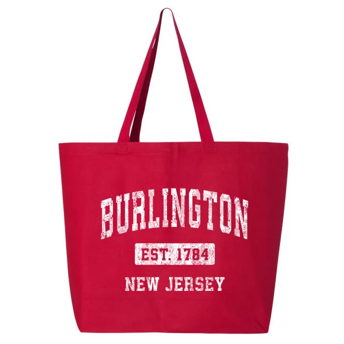 Burlington New Jersey Nj Vintage Sports 25L Jumbo Tote