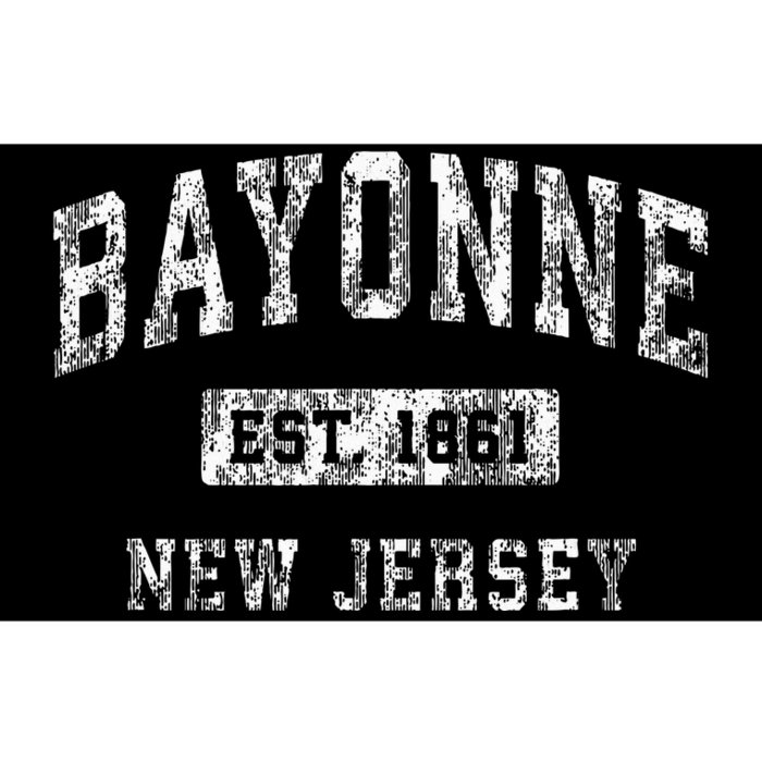 Bayonne New Jersey Nj Vintage Established Sports Design Bumper Sticker