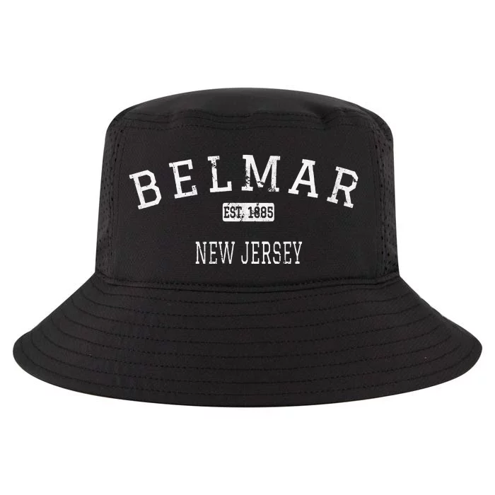 Belmar New Jersey Nj Vintage Cool Comfort Performance Bucket Hat