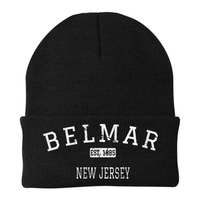 Belmar New Jersey Nj Vintage Knit Cap Winter Beanie