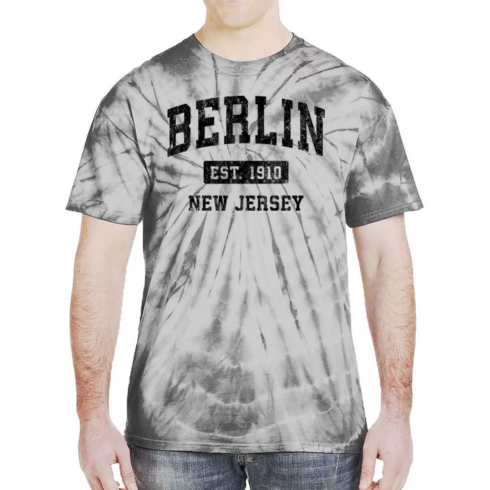 Berlin New Jersey Nj Vintage Athletic Sports Tie-Dye T-Shirt