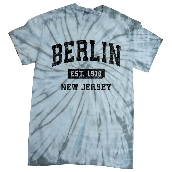 Berlin New Jersey Nj Vintage Athletic Sports Tie-Dye T-Shirt