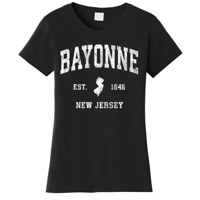 Bayonne New Jersey Nj Vintage Athletic Sports Women's T-Shirt