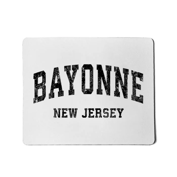 Bayonne New Jersey Nj Vintage Varsity Sports Mousepad