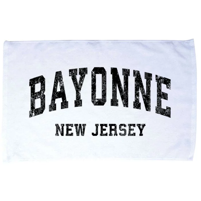 Bayonne New Jersey Nj Vintage Varsity Sports Microfiber Hand Towel