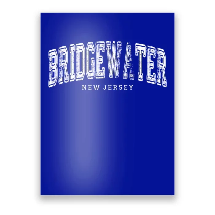 Bridgewater New Jersey Vintage Retro Us City State Travel Meaningful Gift Poster