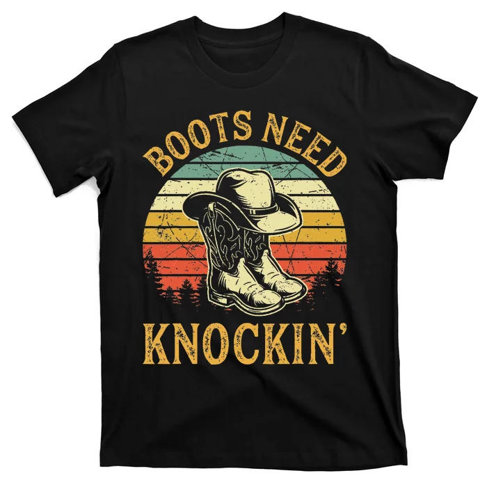 Boots Need Knockin Country Music Lover T-Shirt