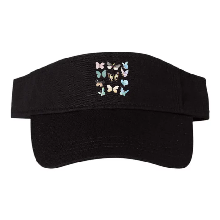 Butterflies Nature Lover Valucap Bio-Washed Visor