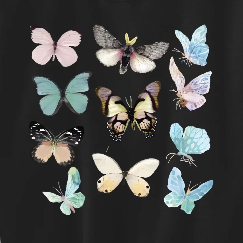 Butterflies Nature Lover Kids Sweatshirt