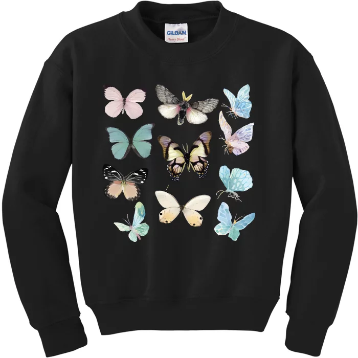 Butterflies Nature Lover Kids Sweatshirt