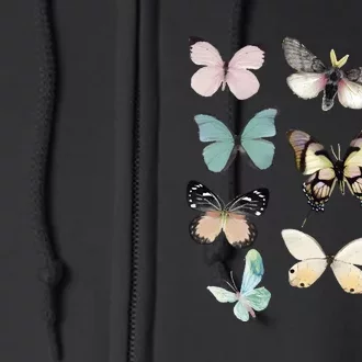 Butterflies Nature Lover Full Zip Hoodie