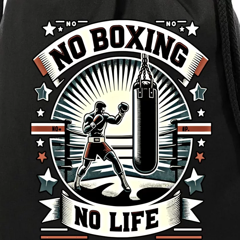 Boxing No Life Boxing Bag Ring Machine Gear Gift Drawstring Bag