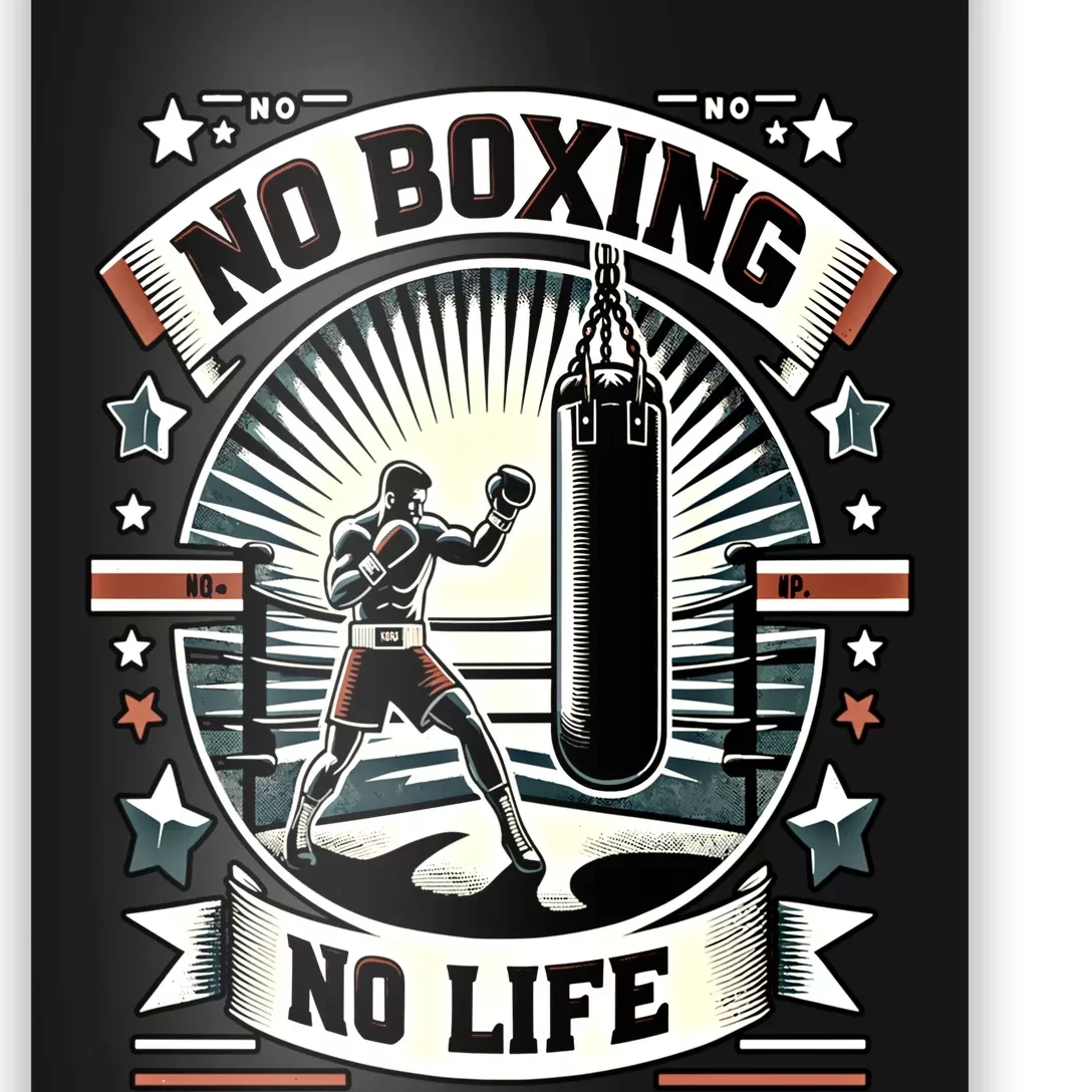 Boxing No Life Boxing Bag Ring Machine Gear Gift Poster