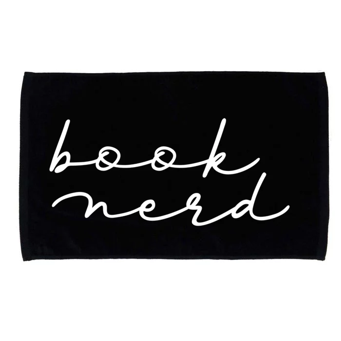 Book Nerd Literary Writing Read Geeky Reader Bookish Reading Gift Microfiber Hand Towel