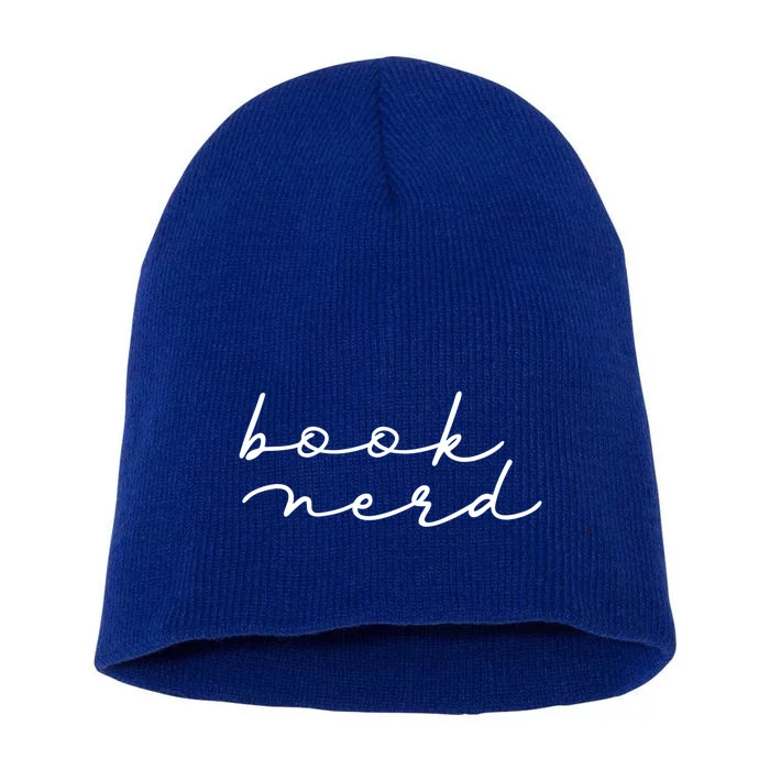 Book Nerd Literary Writing Read Geeky Reader Bookish Reading Gift Short Acrylic Beanie