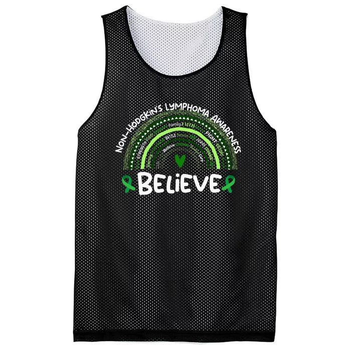 Believe NonhodgkinS Lymphoma Awareness Month Mesh Reversible Basketball Jersey Tank