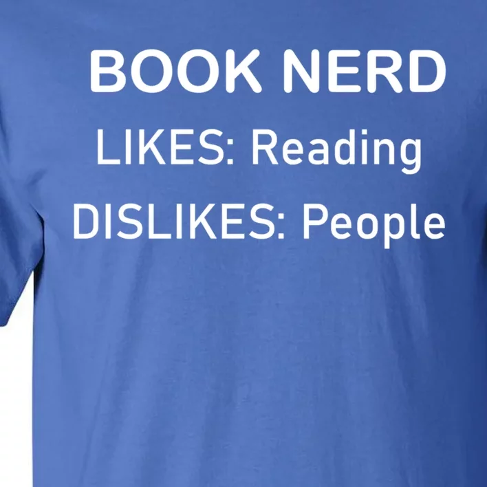 Book Nerd Likes Funny Bookish Reading For Bookworm Gift Tall T-Shirt