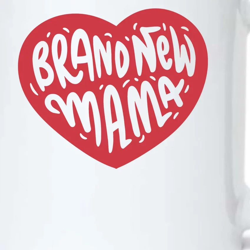 Brand New Mama Heart Gift Black Color Changing Mug