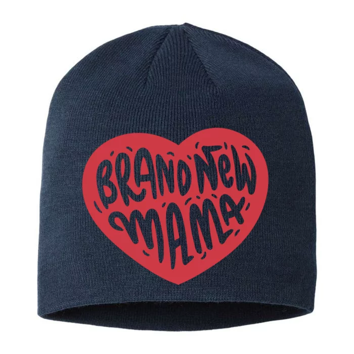 Brand New Mama Heart Gift 8 1/2in Sustainable Knit Beanie