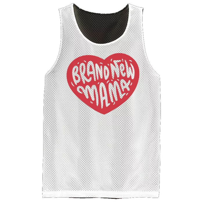 Brand New Mama Heart Gift Mesh Reversible Basketball Jersey Tank