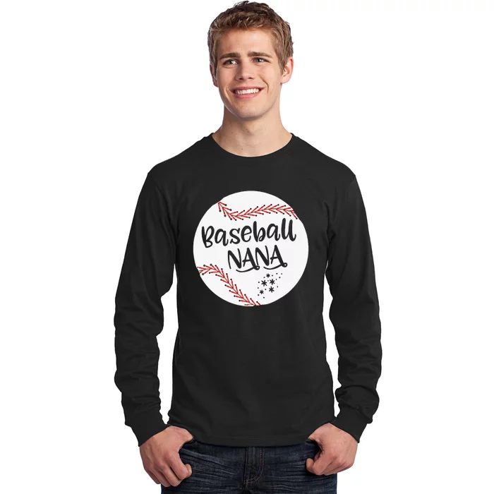 Baseball Nana Mothers Day Long Sleeve Shirt