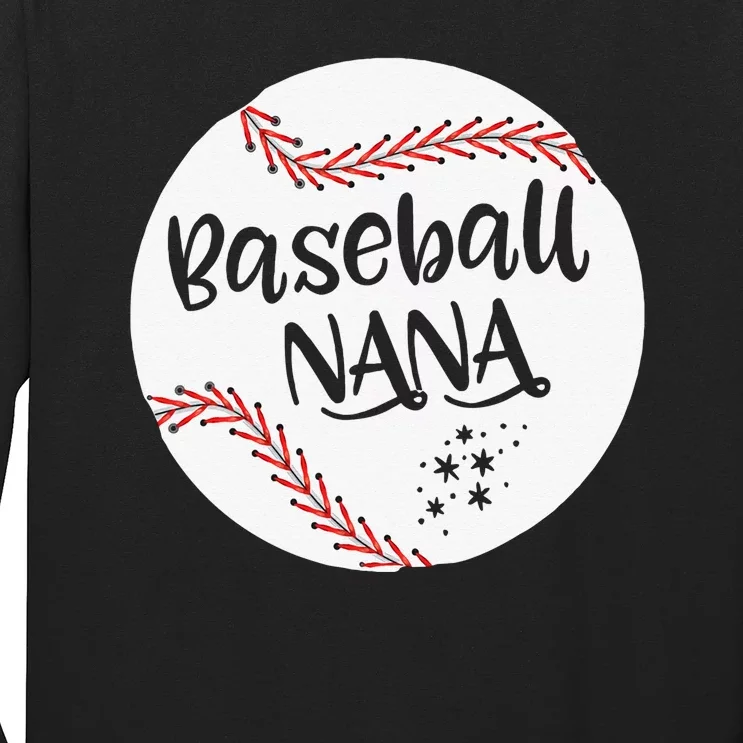 Baseball Nana Mothers Day Long Sleeve Shirt