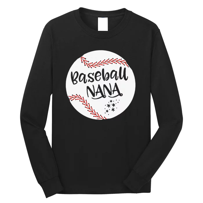 Baseball Nana Mothers Day Long Sleeve Shirt