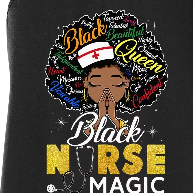 Black Nurses Matter Black History Pride African American Women's Racerback Tank