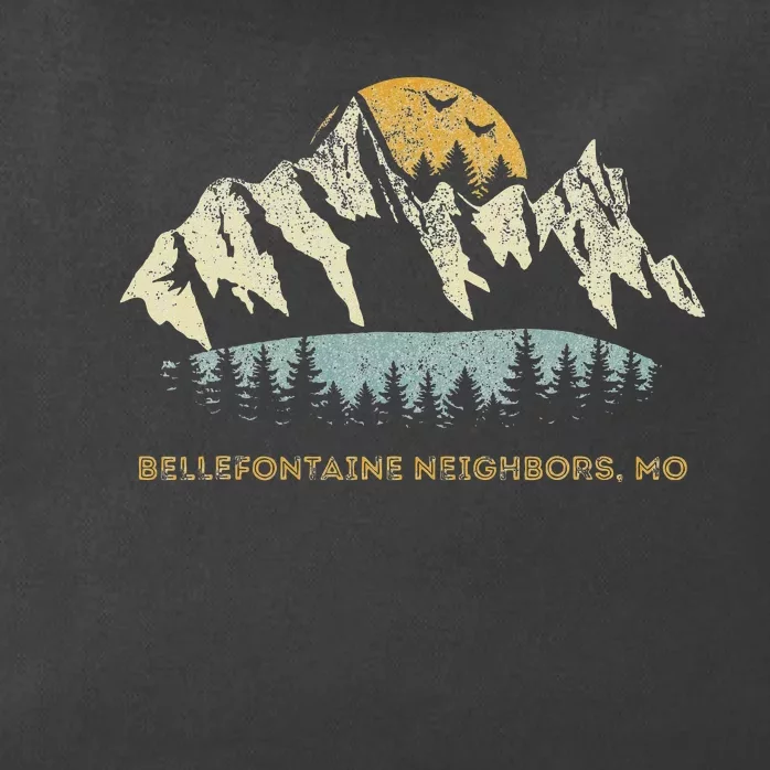 Bellefontaine Neighbors Missouri Mountain Sunset Sunrise Mo Zip Tote Bag