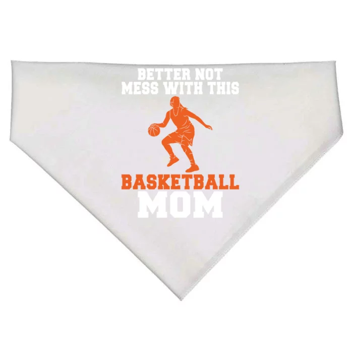 Better Not Mess With This Basketball Mom Gift USA-Made Doggie Bandana