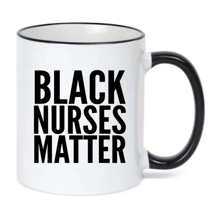 Black Nurses Matter Love Support All Nurses Black Nurses Gift Black Color Changing Mug