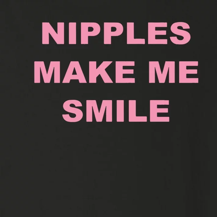 Bumper Nipples Make Me Smile Toddler Long Sleeve Shirt