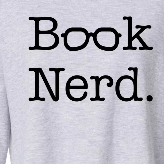 Book Nerd Meaningful Gift Cropped Pullover Crew