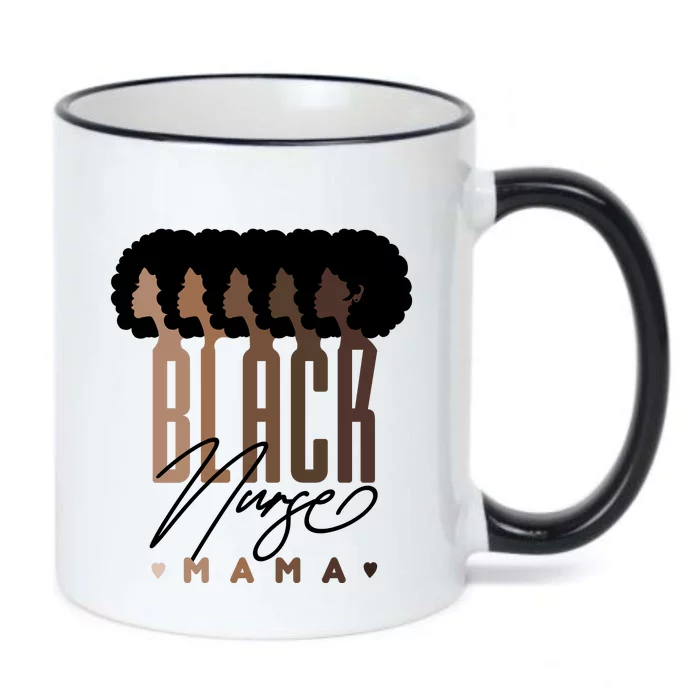 Black Nurse Mama Black History Month Black Color Changing Mug