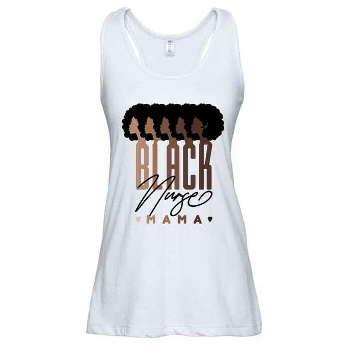 Black Nurse Mama Black History Month Ladies Essential Flowy Tank