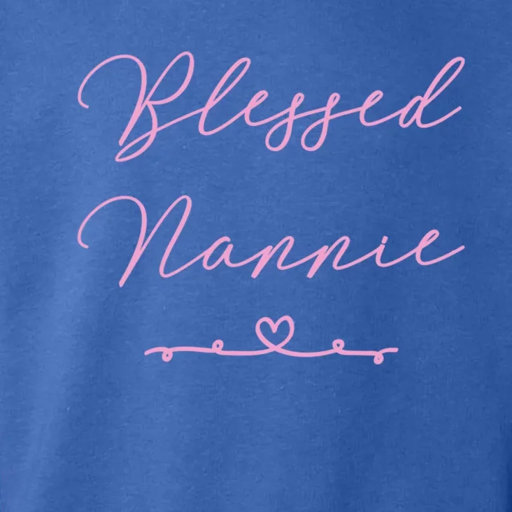 Blessed Nannie Meaningful Gift Toddler Hoodie