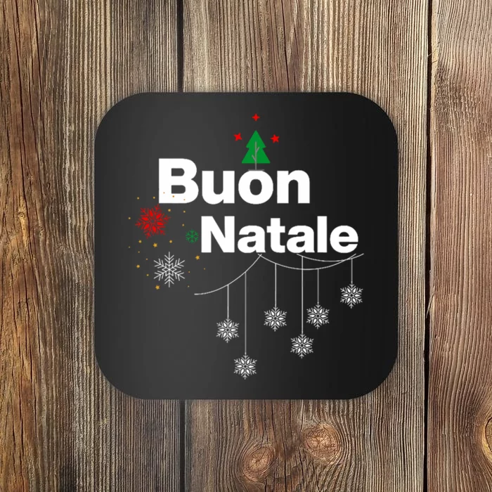 Buon Natale May Your Holidays Be Merry And Bright Italian Coaster