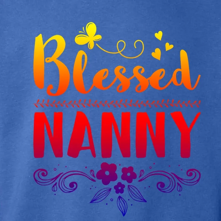 Blessed Nanny Nannies Sitter Cool Gift Toddler Hoodie