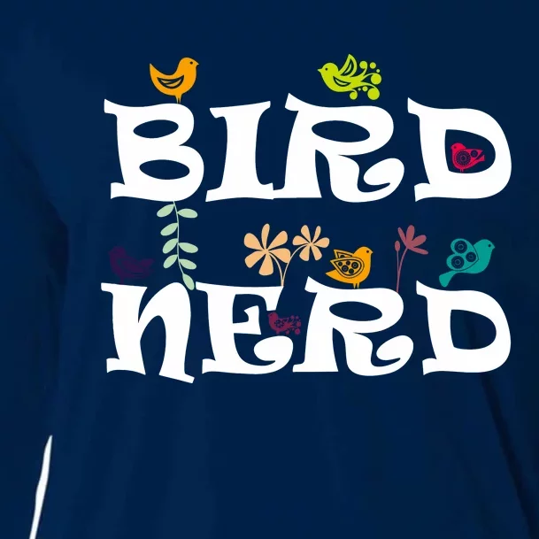 Bird Nerd Ornithology Science Birds Spicies Birdwatching Cooling Performance Long Sleeve Crew