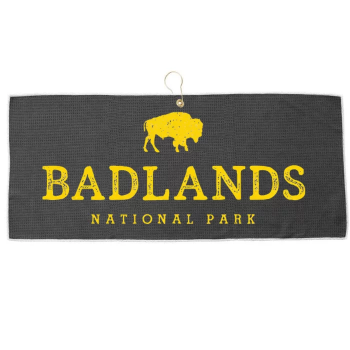 Badlands National Park Bison South Dakota Buffalo Souvenir Large Microfiber Waffle Golf Towel