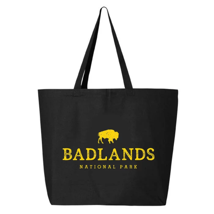 Badlands National Park Bison South Dakota Buffalo Souvenir 25L Jumbo Tote