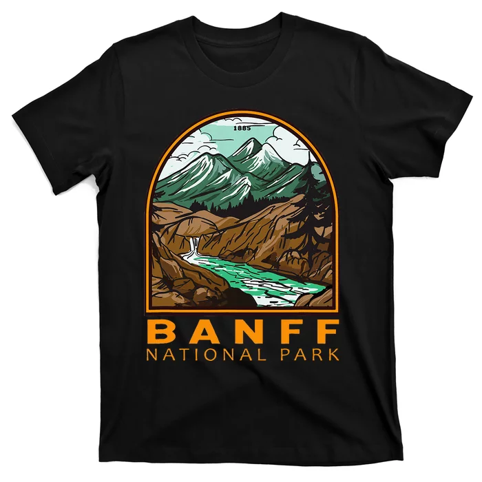 Banff National Park Canada Vintage Emblem T-Shirt