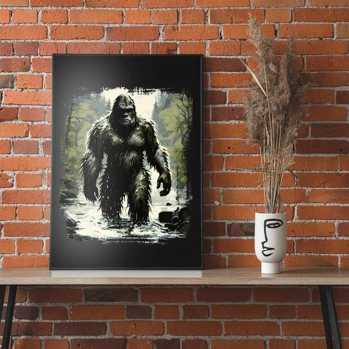 Bigfoot National Park Sasquatch Bigfoot Cryptid Camping Poster