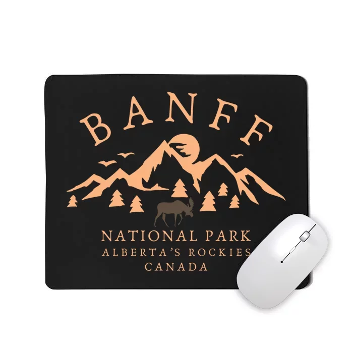 Banff National Park Est 1885 Vintage Canada Mousepad