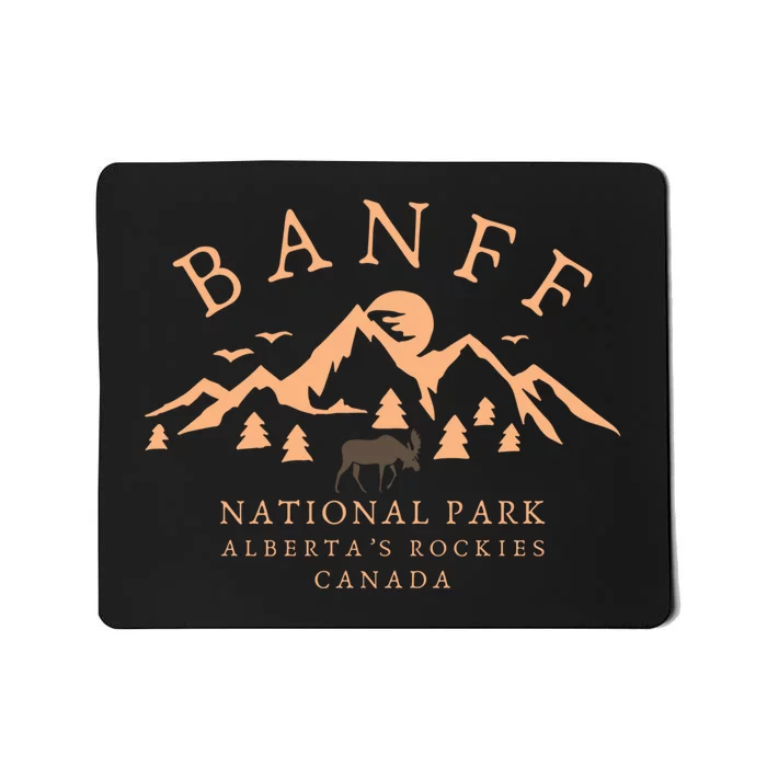 Banff National Park Est 1885 Vintage Canada Mousepad