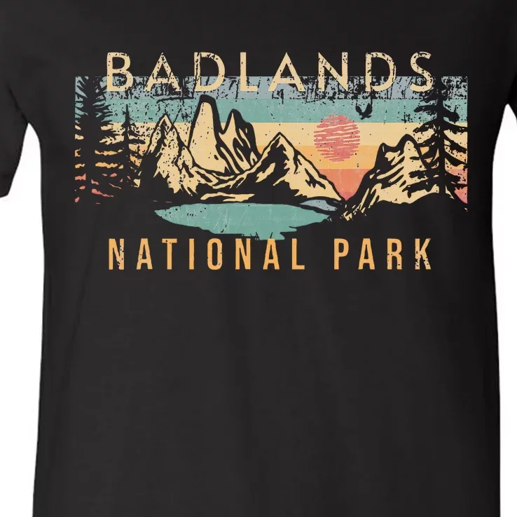 Badlands National Park V-Neck T-Shirt