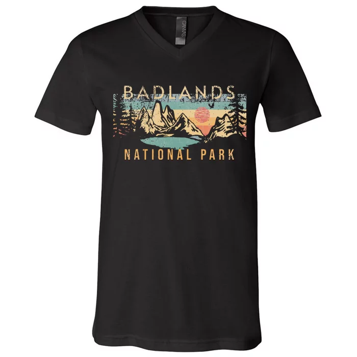 Badlands National Park V-Neck T-Shirt