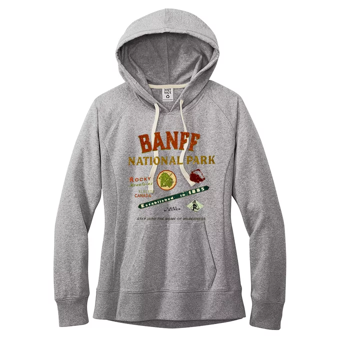 Banff National Park Canadian Rockies Women's Fleece Hoodie