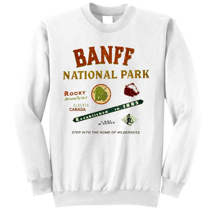 Banff National Park Canadian Rockies Sweatshirt