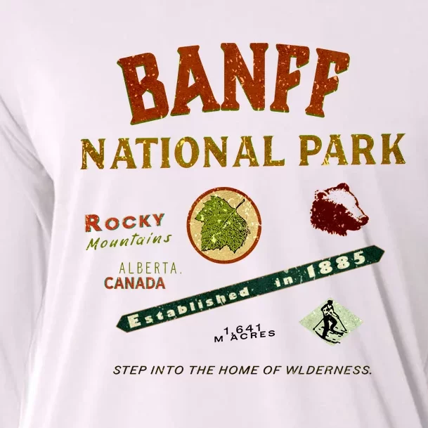 Banff National Park Canadian Rockies Cooling Performance Long Sleeve Crew